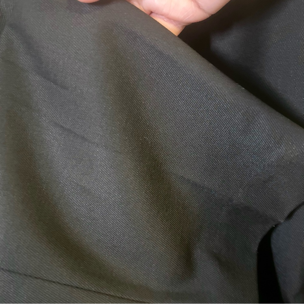 Everlane The Slim Wool Pant in Black size 10 high rise ankle length pleated - Picture 8 of 10
